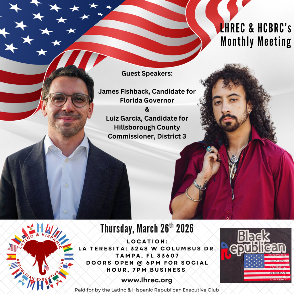 James Fishback, Governor's Race and Luiz Garcia, Hillsborough County Commissioner, District 3 Race